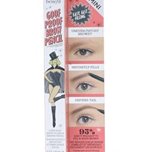 benefit goof proof brow grow super easy brow filling and shaping pencil travel size - 03 Medium 0.11 g / 0.003 oz