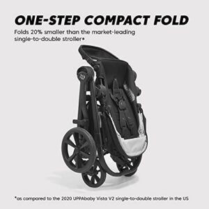 Baby Jogger City Select 2 Single-to-Double Modular Stroller, Eco Collection, Harbor & Tencel Grey