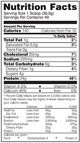 Optimum Nutrition Gold Standard 100% Micellar Casein Protein Powder, Naturally Flavored French Vanilla, 4 Pound (Packaging May Vary)