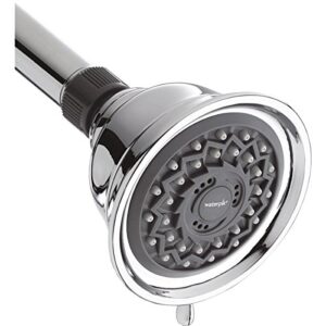 waterpik powerspray chrome 3-spray 2.0 gpm fixed shower head