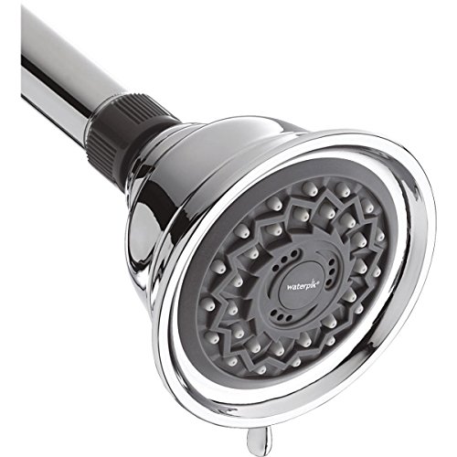 Waterpik PowerSpray Chrome 3-Spray 2.0 GPM Fixed Shower Head