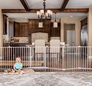 Regalo 192-Inch Super Wide Adjustable Baby Gate and Play Yard, 4-In-1, Bonus Kit, 4 Count (Pack of 1