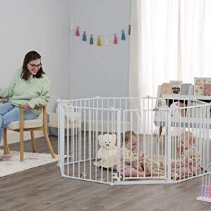 Regalo 192-Inch Super Wide Adjustable Baby Gate and Play Yard, 4-In-1, Bonus Kit, 4 Count (Pack of 1