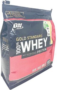 optimum nutrition gold standard 100% whey protein vanilla flavor 5.46 lb