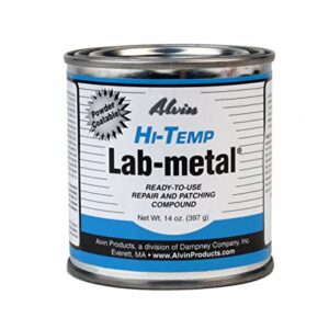 ALVIN 14 oz Lab Metal Hi Temp Repair & Patching Compound 16 oz Lab Solvent Thinner