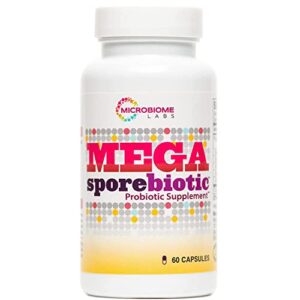 onfipok mi-cr0bi0me-labs spore-based probiotics – daily probiotic supplement for men & women – 5 bacillus strains for immune & gut health – vegan-friendly(60 capsules)