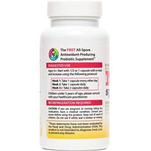 ONFIPOK MI-CR0BI0ME-Labs Spore-Based Probiotics - Daily Probiotic Supplement for Men & Women - 5 Bacillus Strains for Immune & Gut Health - Vegan-Friendly(60 Capsules)
