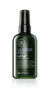 tea tree lavender mint overnight moisture therapy, leave-in treatment, restores hair + enhances sleep quality, for coarse, curly + dry hair, 3.4 fl. oz.