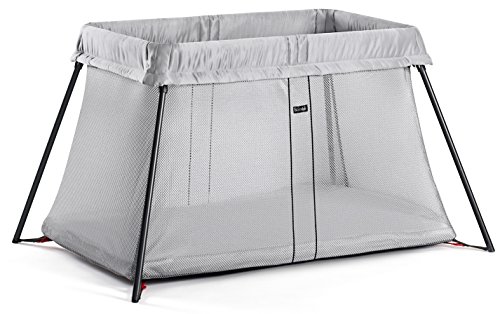 BabyBjörn Travel Crib Light, Silver, One Size