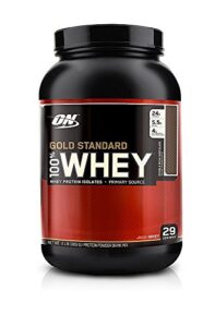 optimum nutrition 100 whey protein gold standard double rich chocolate 2 lb(s).