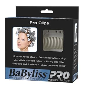 BabylissPRO Clips for Rollers, 10 Count (Pack of 1)