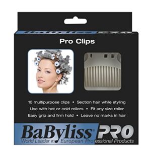 BabylissPRO Clips for Rollers, 10 Count (Pack of 1)