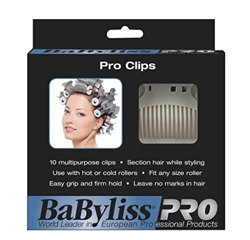 BabylissPRO Clips for Rollers, 10 Count (Pack of 1)