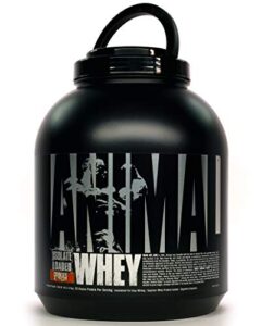 animal whey isolate protein powder, loaded for post workout and recovery, cookies & cream, 4 pound, 64 oz