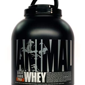 Animal Whey Isolate Protein Powder, Loaded for Post Workout and Recovery, Cookies & Cream, 4 Pound, 64 Oz