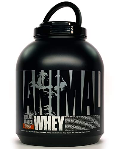 Animal Whey Isolate Protein Powder, Loaded for Post Workout and Recovery, Cookies & Cream, 4 Pound, 64 Oz