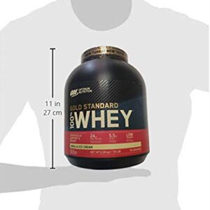 Optimum Nutrition Gold Standard Whey Vanilla Ice Cream -- 5 lbs