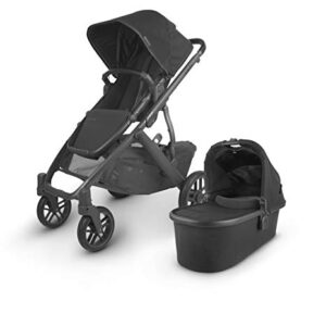 UPPAbaby VISTA V2 Stroller - JAKE (charcoal/carbon/black leather)