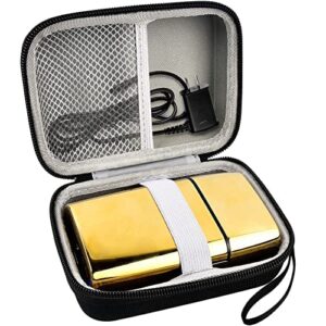 case compatible with goldfx/rosefx/blackfx/collection for barberology cordless metal double foil shaver and replacement foil cutters(box only)