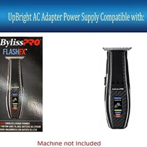 UpBright 12V AC/DC Adapter Compatible with Babyliss PRO FX59Z GraphiteFX FlashFX Li-ion Battery Barber Hair Cliper Trimmer DVE DSA-12PFT FUS 120100 12VDC 1A Power Supply Cord Cable Charger