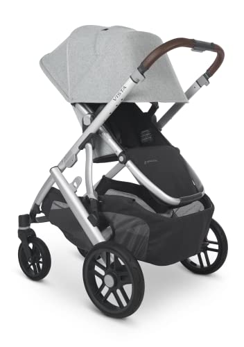 Vista V2 Stroller - Stella (Grey Brushed Melange/Silver/Chestnut Leather)