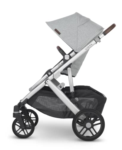 Vista V2 Stroller - Stella (Grey Brushed Melange/Silver/Chestnut Leather)