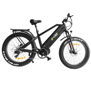ETEK Hunter e Bikes for Adults Electric - 2X 48V 15Ah Panasonic Battery - BAFANG 1000W MID-Drive Motor Electric Bicycles for Men - CST 26" x4.0 Fat Tire Electric Bike | Shimano 7 Gears Mountain Bike