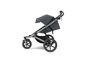 thule urban glide 2 jogging stroller – single baby stroller perfect for daily strolling and jogging – features 5-point harness, lightweight and compact , durable and versatile design for all terrains