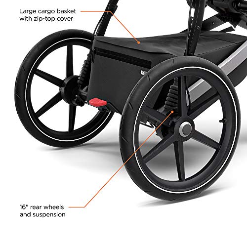 Thule Urban Glide 2 Jogging Stroller - Single Baby Stroller Perfect for Daily Strolling and Jogging - Features 5-Point Harness, Lightweight and Compact , Durable and Versatile Design for all Terrains