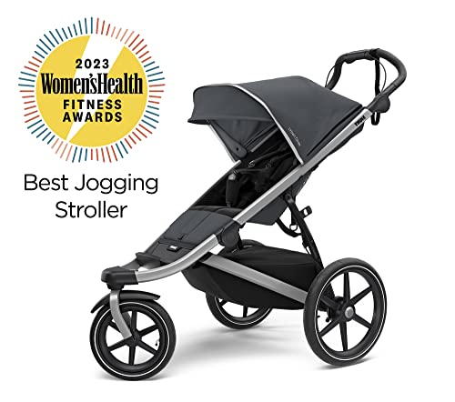 Thule Urban Glide 2 Jogging Stroller - Single Baby Stroller Perfect for Daily Strolling and Jogging - Features 5-Point Harness, Lightweight and Compact , Durable and Versatile Design for all Terrains