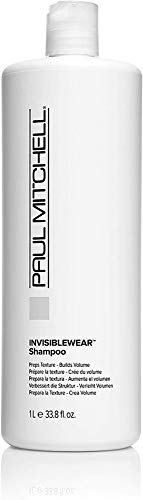 Paul Mitchell Invisiblewear Shampoo, Preps Texture + Builds Volume, For Fine Hair , 33.8 Fl Oz (Pack of 1)