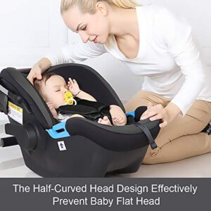 COOLBEBE New 2-in-1 Head & Body Supports for Baby Newborn Infants - Extra Soft Stroller Cushion Pads Car Seat Insert, Prefect for All Seasons