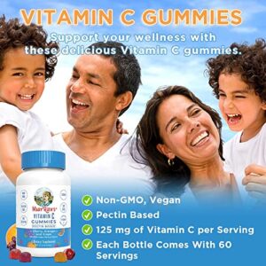 Vitamin C Gummies & Liposomal Immunity Bundle by MaryRuth's | Vitamin C Chewable Gummies, 60ct | Megadose Vitamin C Liposomal 500mg, 7.6oz | Formulated for Adults & Kids | Vegan Immune Support