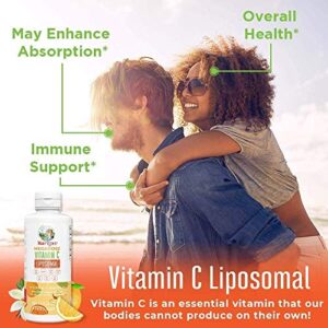 Vitamin C Gummies & Liposomal Immunity Bundle by MaryRuth's | Vitamin C Chewable Gummies, 60ct | Megadose Vitamin C Liposomal 500mg, 7.6oz | Formulated for Adults & Kids | Vegan Immune Support