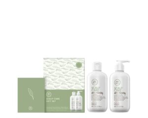tea tree paul mitchell paul mitchell scalp care holiday gift set, shampoo + conditioner, for fine + thinning hair