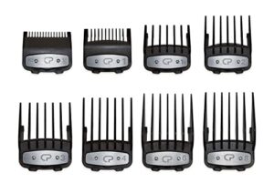 claritypro professional clipper guards | premium magnetic clipper guards for wahl, babylisspro, gamma+, stylecraft (all excluding andis and oster) | from 1/16″ to 1″ – 8 pack