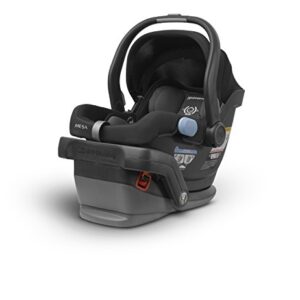 UPPAbaby Cruz V2 Stroller - Jake (Black/Carbon/Black Leather) + Mesa Infant Car Seat - Jake (Black)