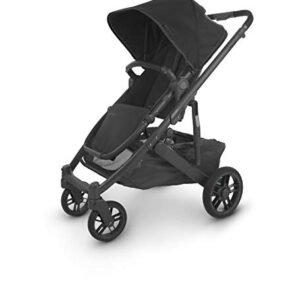 UPPAbaby Cruz V2 Stroller - Jake (Black/Carbon/Black Leather) + Mesa Infant Car Seat - Jake (Black)