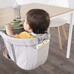 Regalo Easy Diner Hook-On High Chair, Includes Storage Pocket, Rubber Bumpers to Protect Surfaces, and Fast Compact Foldable Design for Home and Travel Use