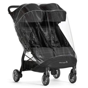 baby jogger weather shield for city tour 2 double stroller, clear