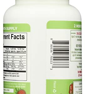 Vitamin D3 + Vitamin B12 | 2 Month Supply | Vitamin D & B12 Vitamin Supplements for Adults & Kids | Supports Bone Health | Promotes Energy Boost | Vegan | Non-GMO | Gluten Free | 60 Servings