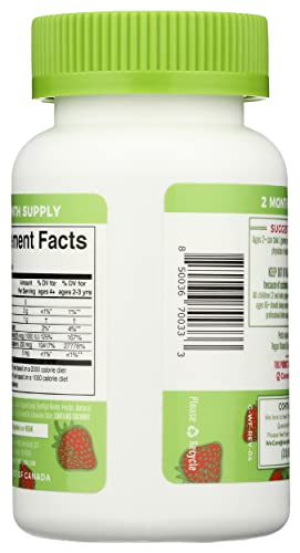 Vitamin D3 + Vitamin B12 | 2 Month Supply | Vitamin D & B12 Vitamin Supplements for Adults & Kids | Supports Bone Health | Promotes Energy Boost | Vegan | Non-GMO | Gluten Free | 60 Servings