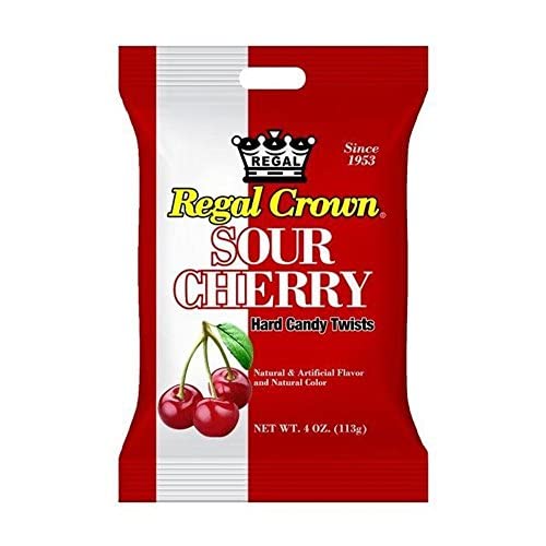 Regal Sour Cherry Drops 3 4oz. Bags