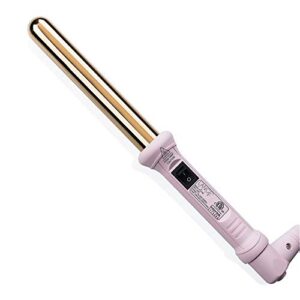 l’ange hair ondulé titanium curling wand | professional hot tools curling iron 1 inch | salon hair styling wands for beach waves | best hair curler wand for frizz-free, lasting curls | blush 25 mm