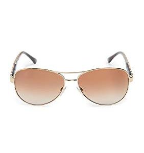 BURBERRY Unisex 0BE3080 Gold/Brown Gradient