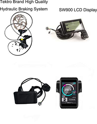 19" Motorcycle Wheel & Seat 3000W-8000W Powerful Electric Mountain Bike MTB Ebike Beach Cruiser (750C TFT Display, 72V8000W(150A Sine-Wave Controller) + 40AH Panasonic Cell Battery)