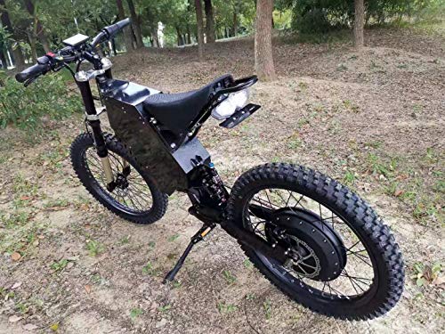 19" Motorcycle Wheel & Seat 3000W-8000W Powerful Electric Mountain Bike MTB Ebike Beach Cruiser (750C TFT Display, 72V8000W(150A Sine-Wave Controller) + 40AH Panasonic Cell Battery)