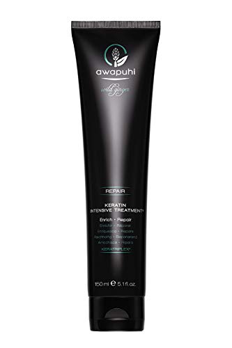 Paul Mitchell Awapuhi Wild Ginger Keratin Intensive Treatment, Rebuilds + Repairs, For Dry, Damaged + Color-Treated Hair,5.1 fluid ounce