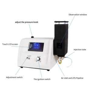 Flame Photometer Digital Flame Photometer Can Test Potassium, Sodium, Lithium, Calcium, Elements
