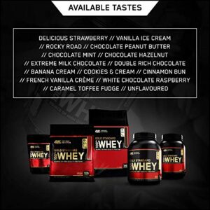 Optimum Nutrition 100% Gold Standard Whey Protein Powder Delicious Strawberry 450G